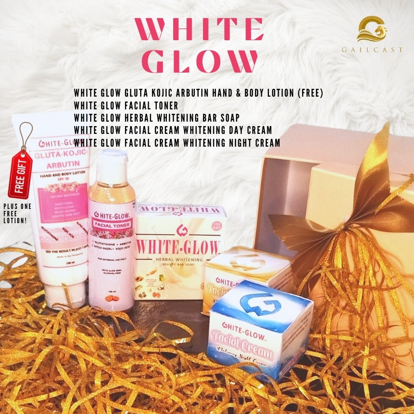 PROMO 2: WHITE GLOW SET + FREE Gluta Arbutin Lotion
